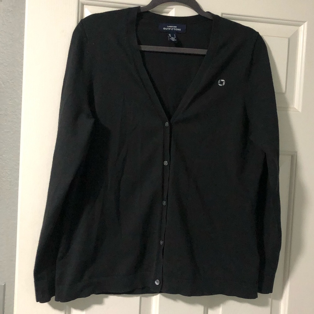 Chase employee attire women’s cardigan, Large